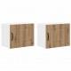 Sonata H Горен кухненски шкаф 2 pcs Дъб 50 x 31 x 40 см Инженерно дърво