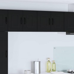 Sonata H Горен кухненски шкаф с рафт с врата 2 pcs Черно 60 x 31 x 40 см - Bucătării modulare