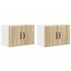 Sonata H Горен кухненски шкаф с рафт 2 pcs Сонома дъб 60 x 31 x 40 см