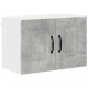 Sonata H Горен кухненски шкаф 2 pcs Циментено сиво 60 x 31 x 40 см