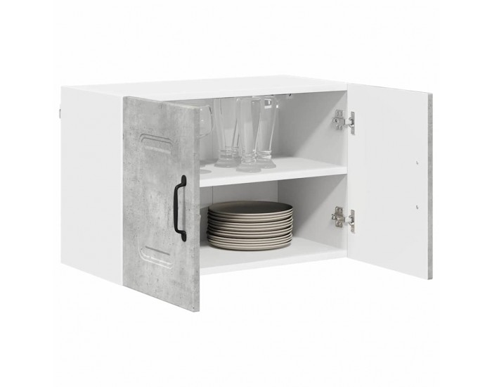 Sonata H Горен кухненски шкаф 2 pcs Циментено сиво 60 x 31 x 40 см