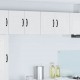 Sonata H Горен кухненски шкаф с рафт 2 pcs Лъскаво бяло 60 x 31 x 40 см