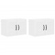 Sonata H Горен кухненски шкаф с рафт 2 pcs Лъскаво бяло 60 x 31 x 40 см