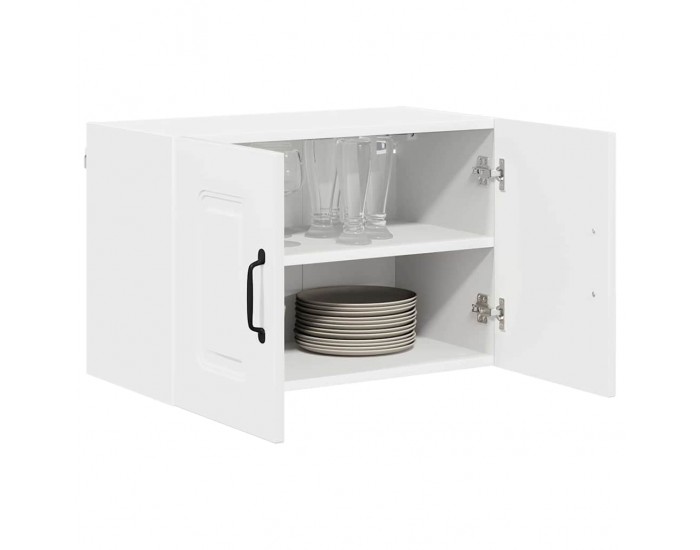 Sonata H Горен кухненски шкаф с рафт 2 pcs Лъскаво бяло 60 x 31 x 40 см