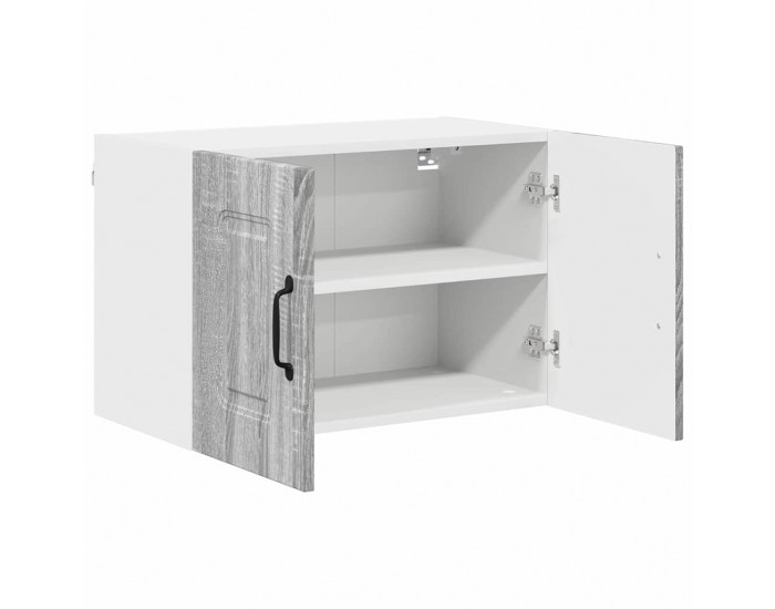 Sonata H Горен кухненски шкаф с рафт 2 pcs Сив Сонома 60 x 31 x 40 см