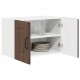 Sonata H Горен кухненски шкаф с рафт 2 pcs Кафяв дъб 60 x 31 x 40 см