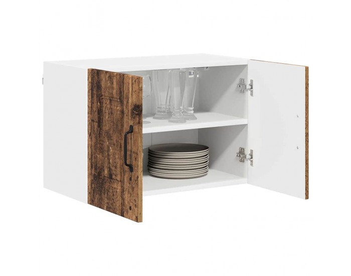 Sonata H Горен кухненски шкаф с рафт 2 pcs Старо дърво 60 x 31 x 40 см