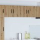 Sonata H Горен кухненски шкаф 2 pcs Дъб 60 x 31 x 40 см Инженерно дърво