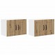 Sonata H Горен кухненски шкаф 2 pcs Дъб 60 x 31 x 40 см Инженерно дърво