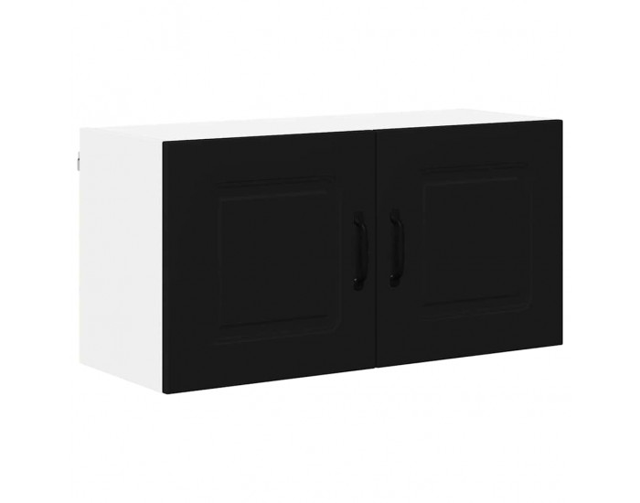 Sonata H Горен кухненски шкаф Черно 80 x 31 x 40 см Инженерно дърво