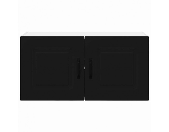 Sonata H Горен кухненски шкаф Черно 80 x 31 x 40 см Инженерно дърво