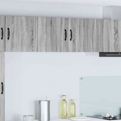 Sonata H Горен кухненски шкаф Сив Сонома 80 x 31 x 40 см Инженерно дърво - Bucătării modulare