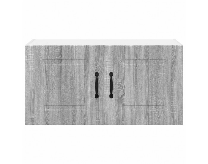 Sonata H Горен кухненски шкаф Сив Сонома 80 x 31 x 40 см Инженерно дърво