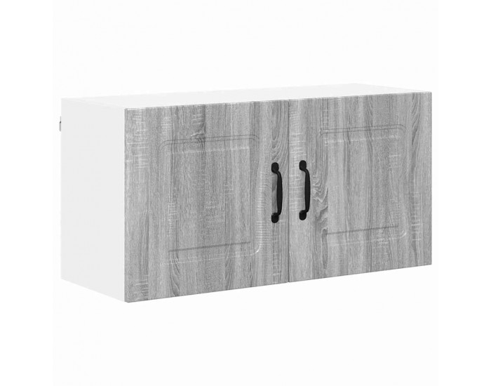 Sonata H Горен кухненски шкаф Сив Сонома 80 x 31 x 40 см Инженерно дърво