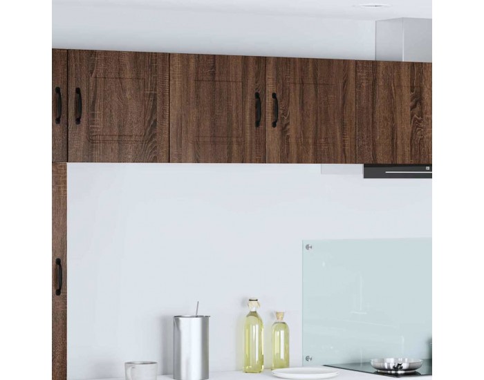 Sonata H Горен кухненски шкаф Кафяв дъб 80 x 31 x 40 см Инженерно дърво