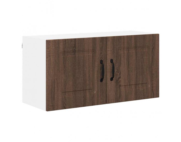 Sonata H Горен кухненски шкаф Кафяв дъб 80 x 31 x 40 см Инженерно дърво