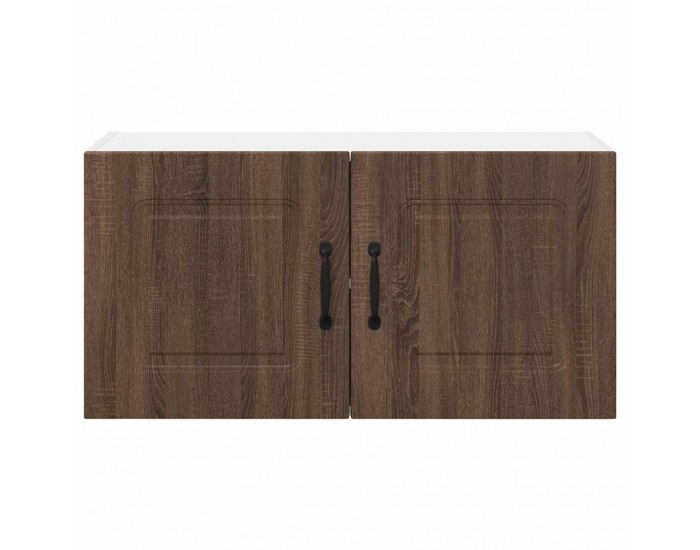 Sonata H Горен кухненски шкаф Кафяв дъб 80 x 31 x 40 см Инженерно дърво
