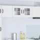 Sonata H Горен кухненски шкаф Бяло 80 x 31 x 40 см Инженерно дърво