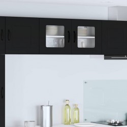 Sonata H Горен кухненски шкаф Черно 80 x 31 x 40 см Инженерно дърво - Bucătării modulare