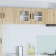 Sonata H Горен кухненски шкаф Сонома дъб 80 x 31 x 40 см Инженерно дърво