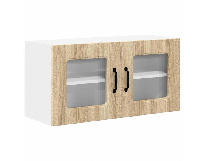 Sonata H Горен кухненски шкаф Сонома дъб 80 x 31 x 40 см Инженерно дърво
