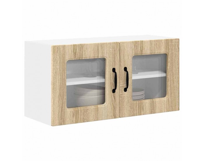 Sonata H Горен кухненски шкаф Сонома дъб 80 x 31 x 40 см Инженерно дърво