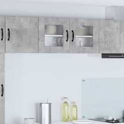 Sonata H Горен кухненски шкаф с рафт Циментено сиво 80 x 31 x 40 см - Bucătării modulare
