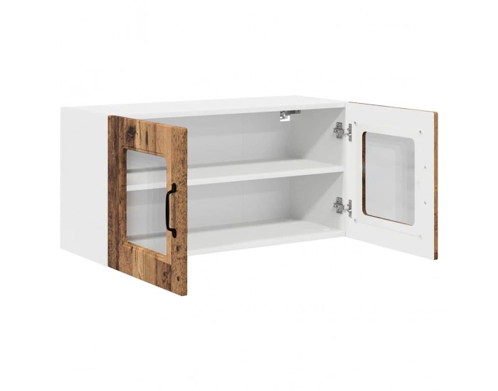 Sonata H Горен кухненски шкаф с рафт с врата Старо дърво 80 x 31 x 40 см
