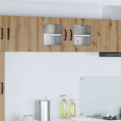 Sonata H Горен кухненски шкаф с рафт Дъб 80 x 31 x 40 см Инженерно дърво - Bucătării modulare