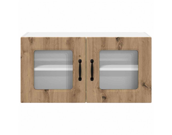 Sonata H Горен кухненски шкаф с рафт Дъб 80 x 31 x 40 см Инженерно дърво