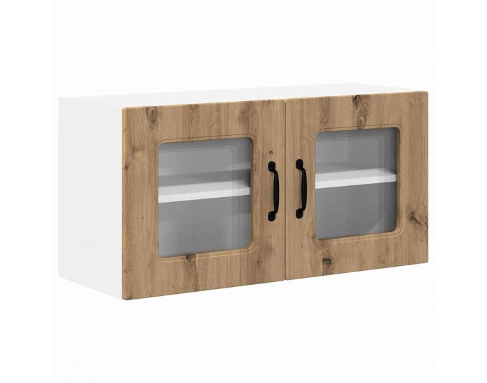 Sonata H Горен кухненски шкаф с рафт Дъб 80 x 31 x 40 см Инженерно дърво