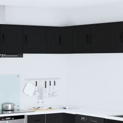 Sonata H Горен кухненски шкаф Черно 57 x 57 x 40 см Инженерно дърво - Bucătării modulare