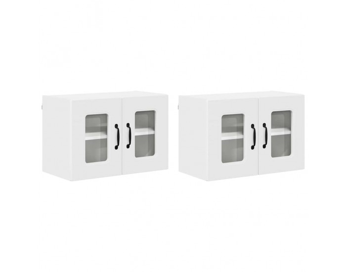 Sonata H Горен кухненски шкаф 2 pcs Бяло 60 x 31 x 40 см Инженерно дърво