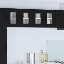Sonata H Горен кухненски шкаф с рафт с врата 2 pcs Черно 60 x 31 x 40 см - Bucătării modulare