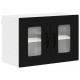 Sonata H Горен кухненски шкаф с рафт с врата 2 pcs Черно 60 x 31 x 40 см