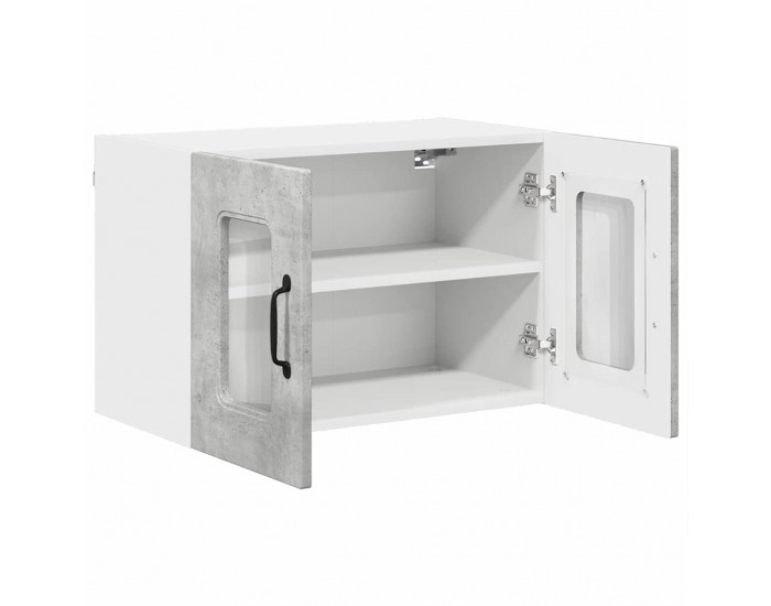 Sonata H Горен кухненски шкаф 2 pcs Циментено сиво 60 x 31 x 40 см