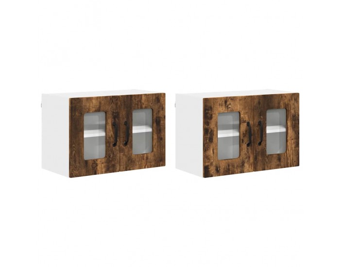 Sonata H Горен кухненски шкаф с рафт 2 pcs Димян дъб 60 x 31 x 40 см
