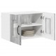 Sonata H Горен кухненски шкаф с рафт 2 pcs Сив Сонома 60 x 31 x 40 см