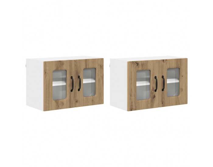 Sonata H Горен кухненски шкаф 2 pcs Дъб 60 x 31 x 40 см Инженерно дърво