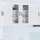Sonata H Горен кухненски шкаф 2 pcs Бяло 40 x 31 x 80 см Инженерно дърво