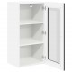Sonata H Горен кухненски шкаф с рафт с врата 2 pcs Черно 40 x 31 x 80 см