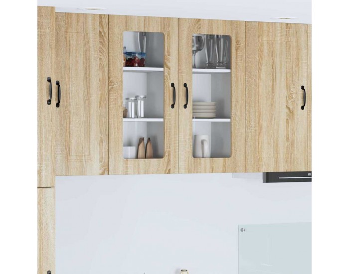 Sonata H Горен кухненски шкаф Сонома дъб 40 x 31 x 80 см Инженерно дърво