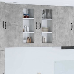 Sonata H Горен кухненски шкаф 2 pcs Циментено сиво 40 x 31 x 80 см - Bucătării modulare