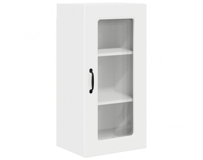 Sonata H Горен кухненски шкаф с рафт 2 pcs Лъскаво бяло 40 x 31 x 80 см