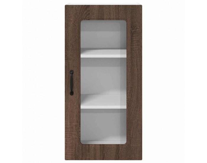 Sonata H Горен кухненски шкаф Кафяв дъб 40 x 31 x 80 см Инженерно дърво