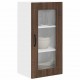 Sonata H Горен кухненски шкаф Кафяв дъб 40 x 31 x 80 см Инженерно дърво