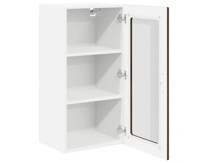 Sonata H Горен кухненски шкаф Кафяв дъб 40 x 31 x 80 см Инженерно дърво