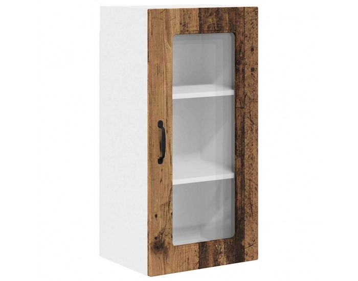 Sonata H Горен кухненски шкаф с рафт 2 pcs Старо дърво 40 x 31 x 80 см