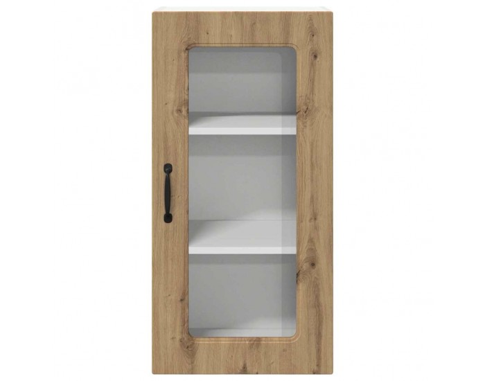 Sonata H Горен кухненски шкаф с рафт Дъб 40 x 31 x 80 см Инженерно дърво