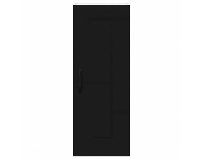 Sonata H Горен кухненски шкаф Черно 30 x 31 x 80 см Инженерно дърво